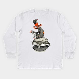 Alice in Wonderland - The Hatter Kids Long Sleeve T-Shirt